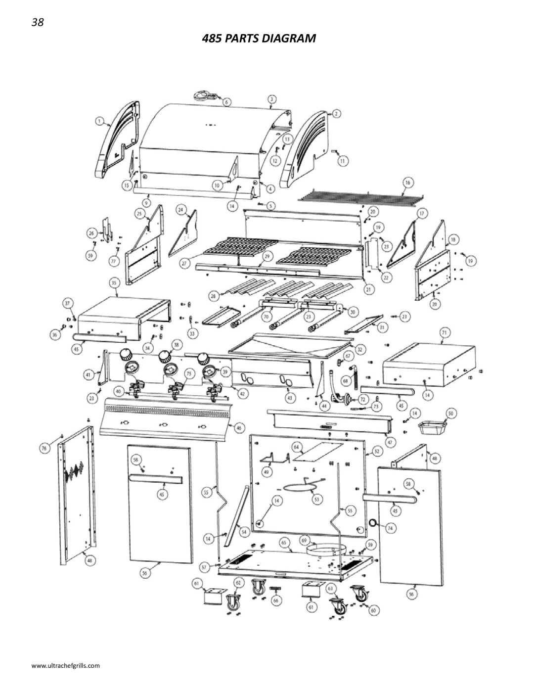 Interlink electronic L485RSB, L485RSIB, L485SIB, L485RB, L485SB manual Parts Diagram 