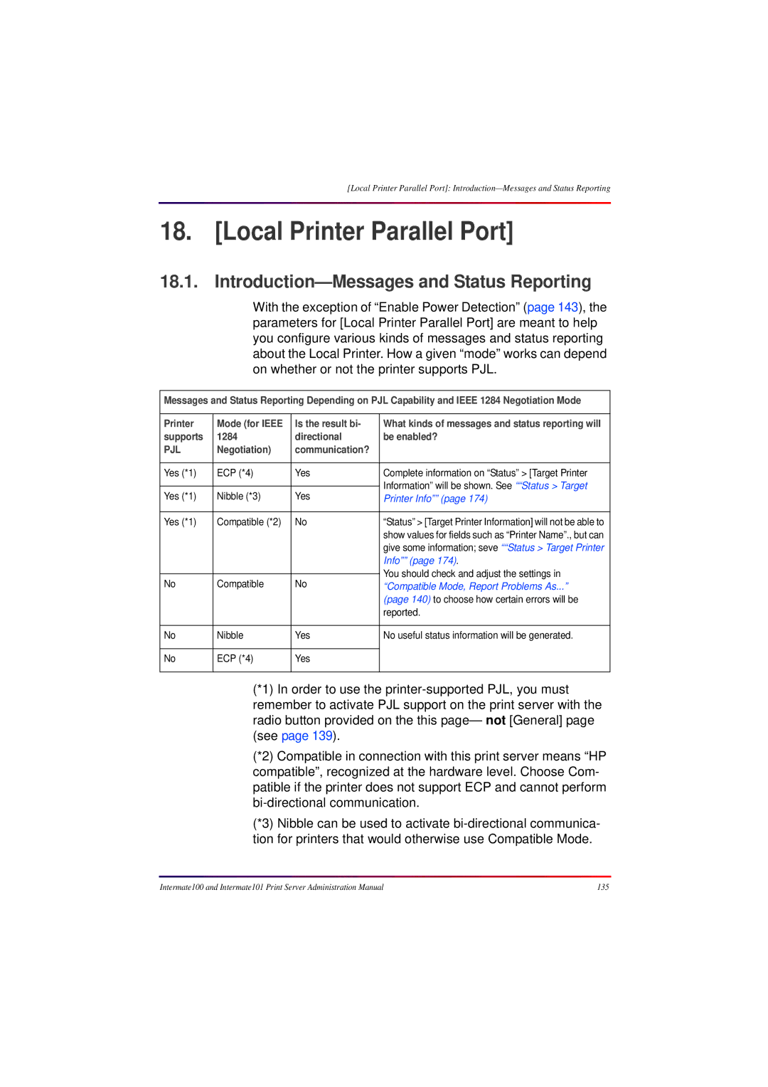 Intermate 100 manual Local Printer Parallel Port, Introduction-Messages and Status Reporting, Is the result bi, Negotiation 