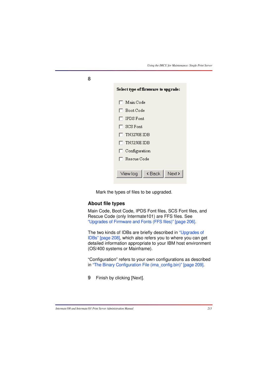 Intermate 100 manual About file types 