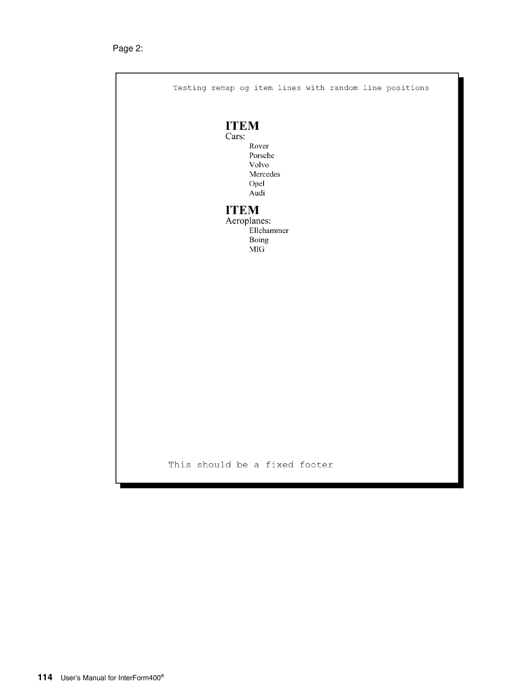 Intermate i5, AS/400, iSeries manual User’s Manual for InterForm400 