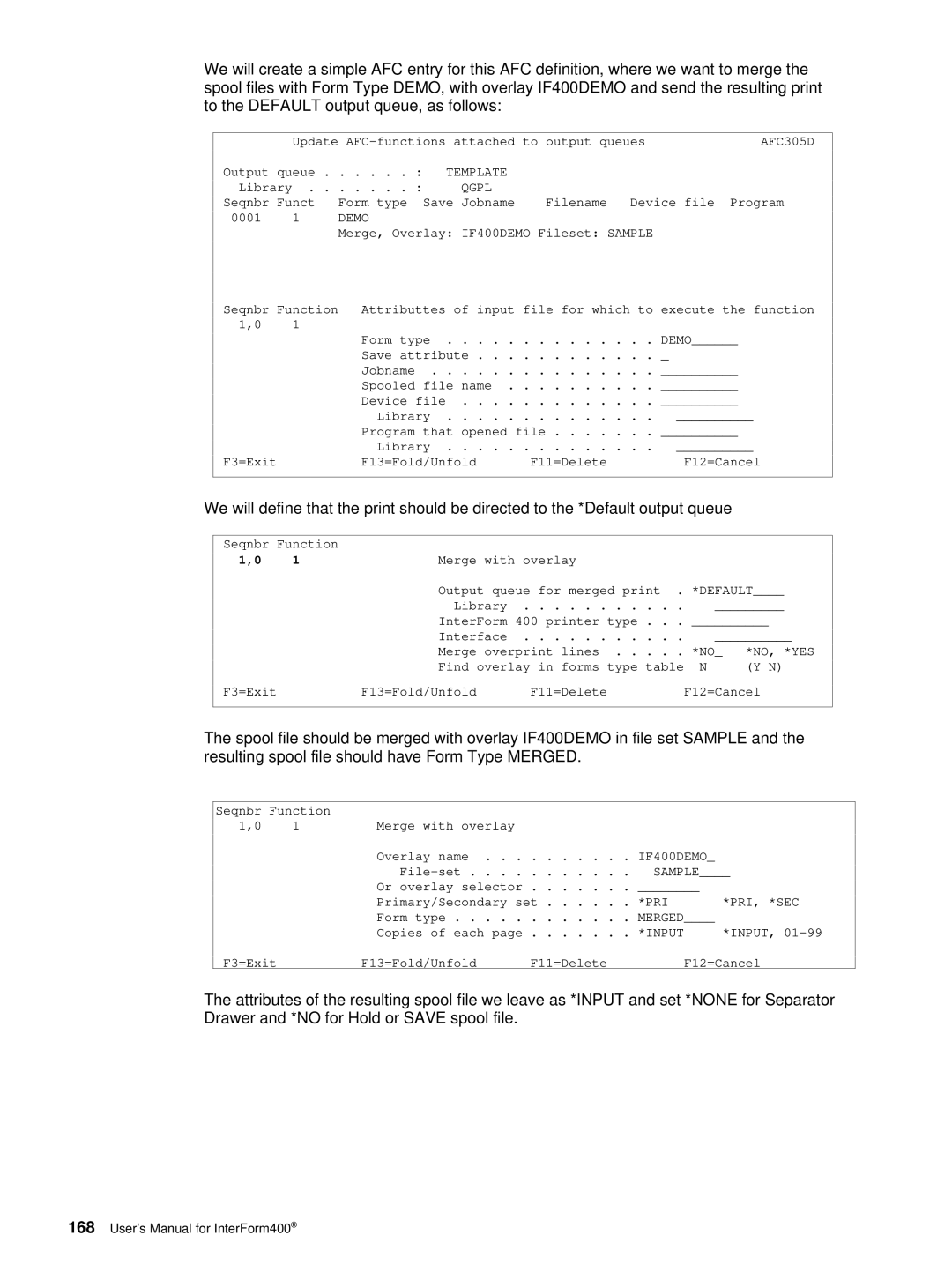 Intermate i5, AS/400, iSeries manual Merged, Input 