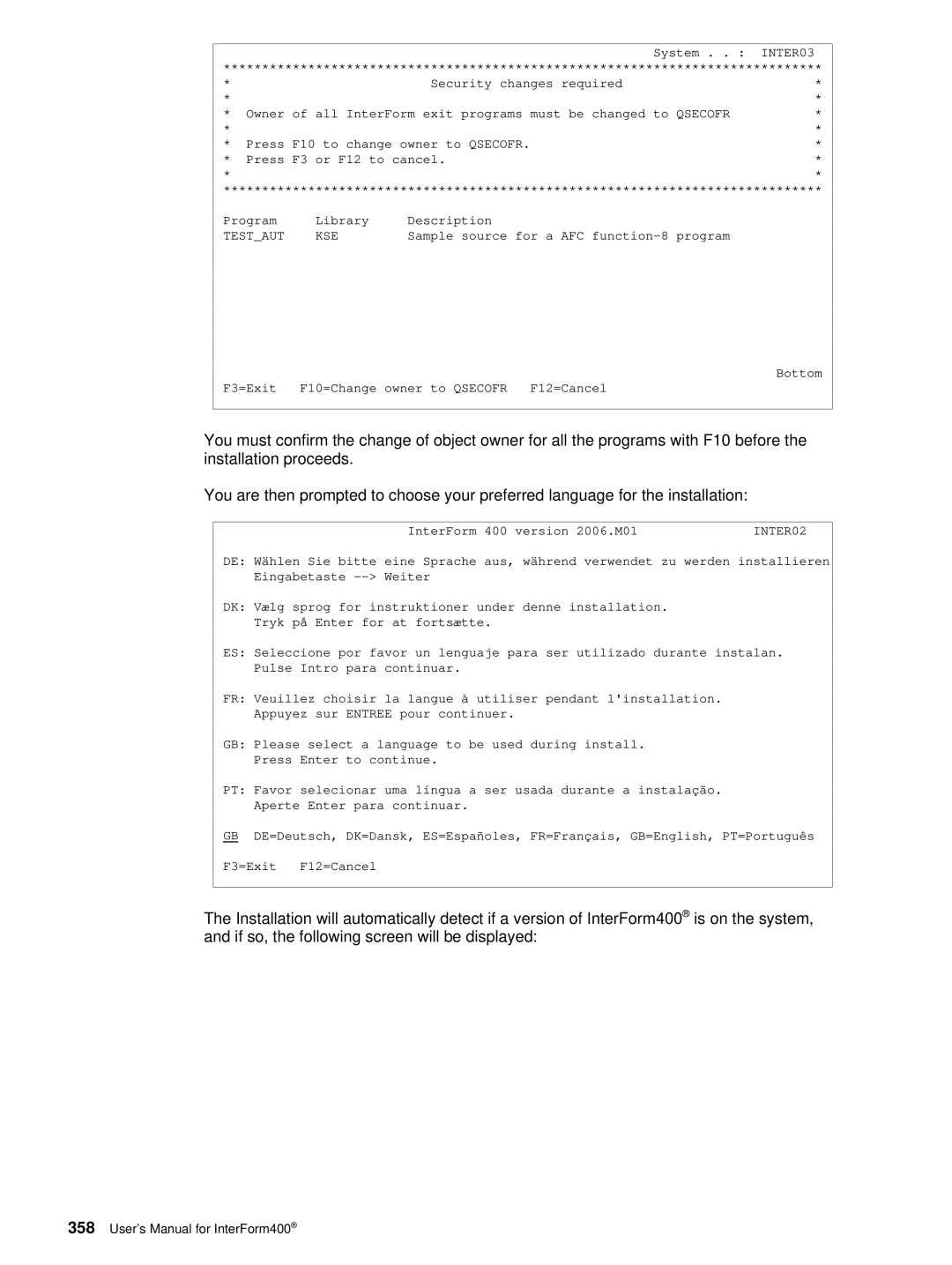 Intermate AS/400, i5, iSeries manual Testaut KSE 