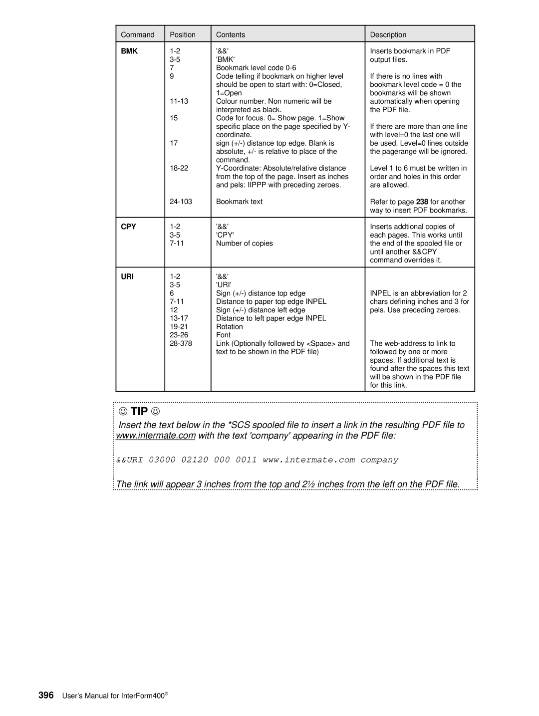 Intermate i5, AS/400, iSeries manual Bmk 