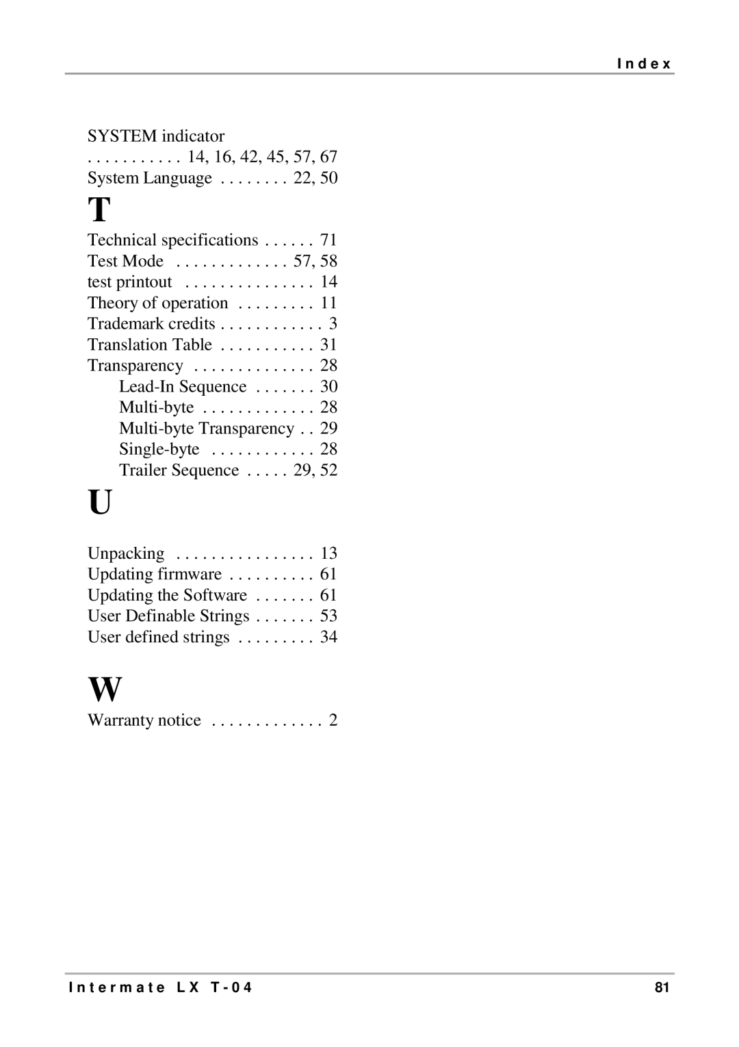 Intermate LX T-04 manual D e 