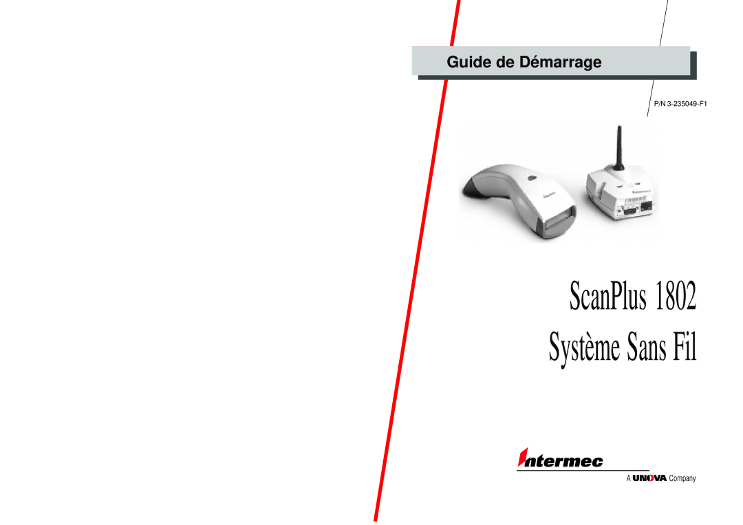 Intermec 3-235049-F1 manual ScanPlus Système Sans Fil 