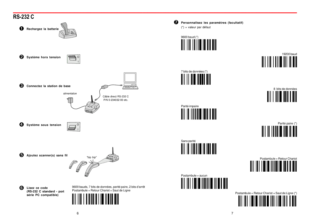 Intermec 3-235049-F1 manual RS-232 C 