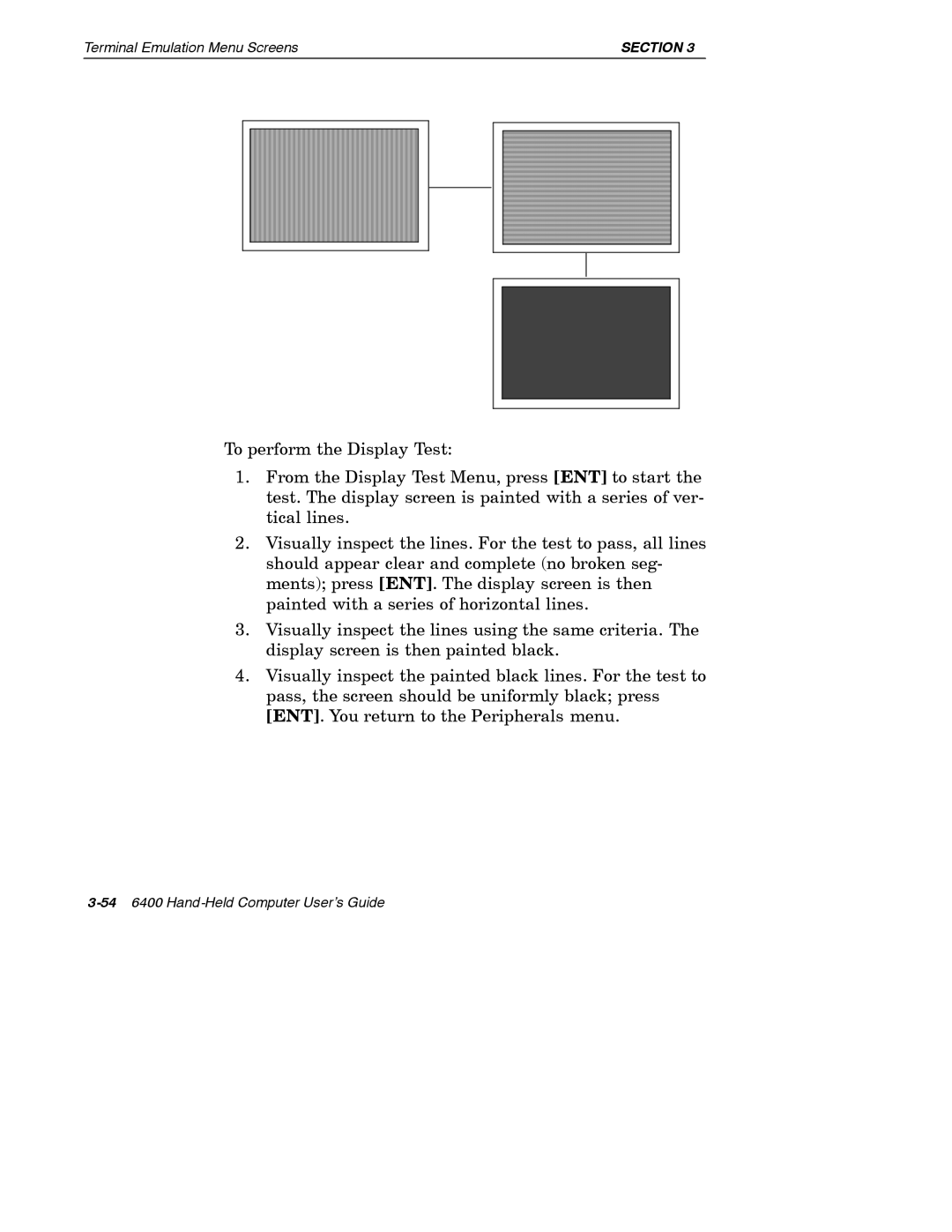 Intermec 6400 manual Section 