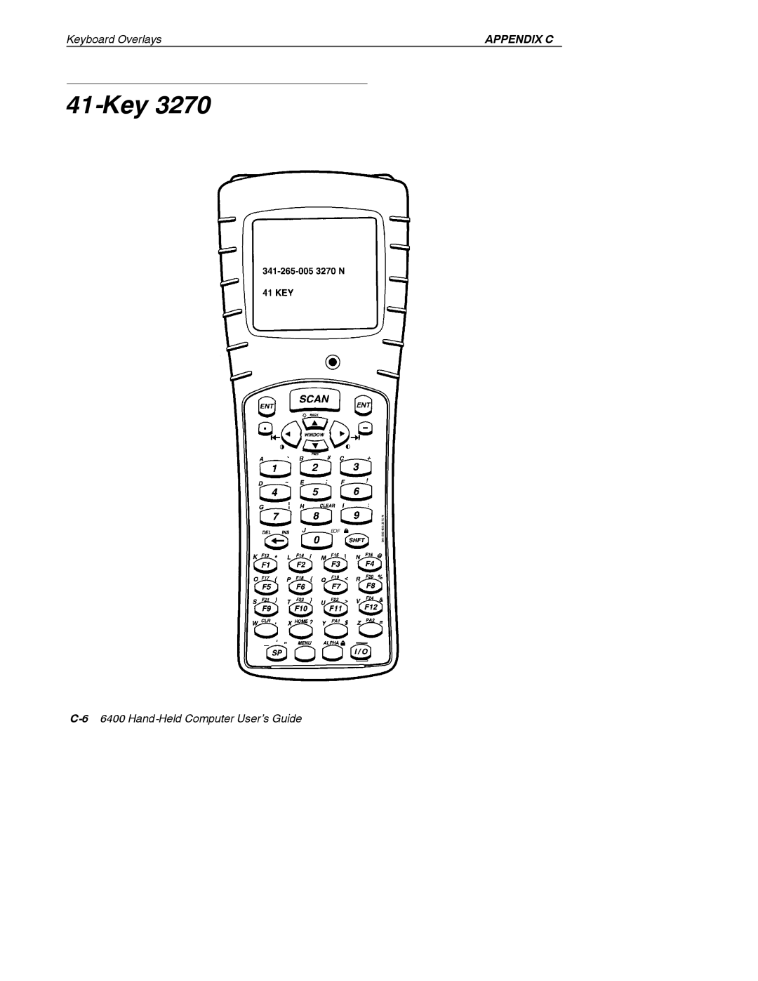 Intermec 6400 manual Eof 