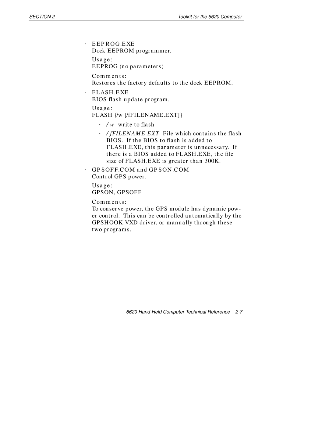 Intermec 6620 manual Eeprog.Exe 