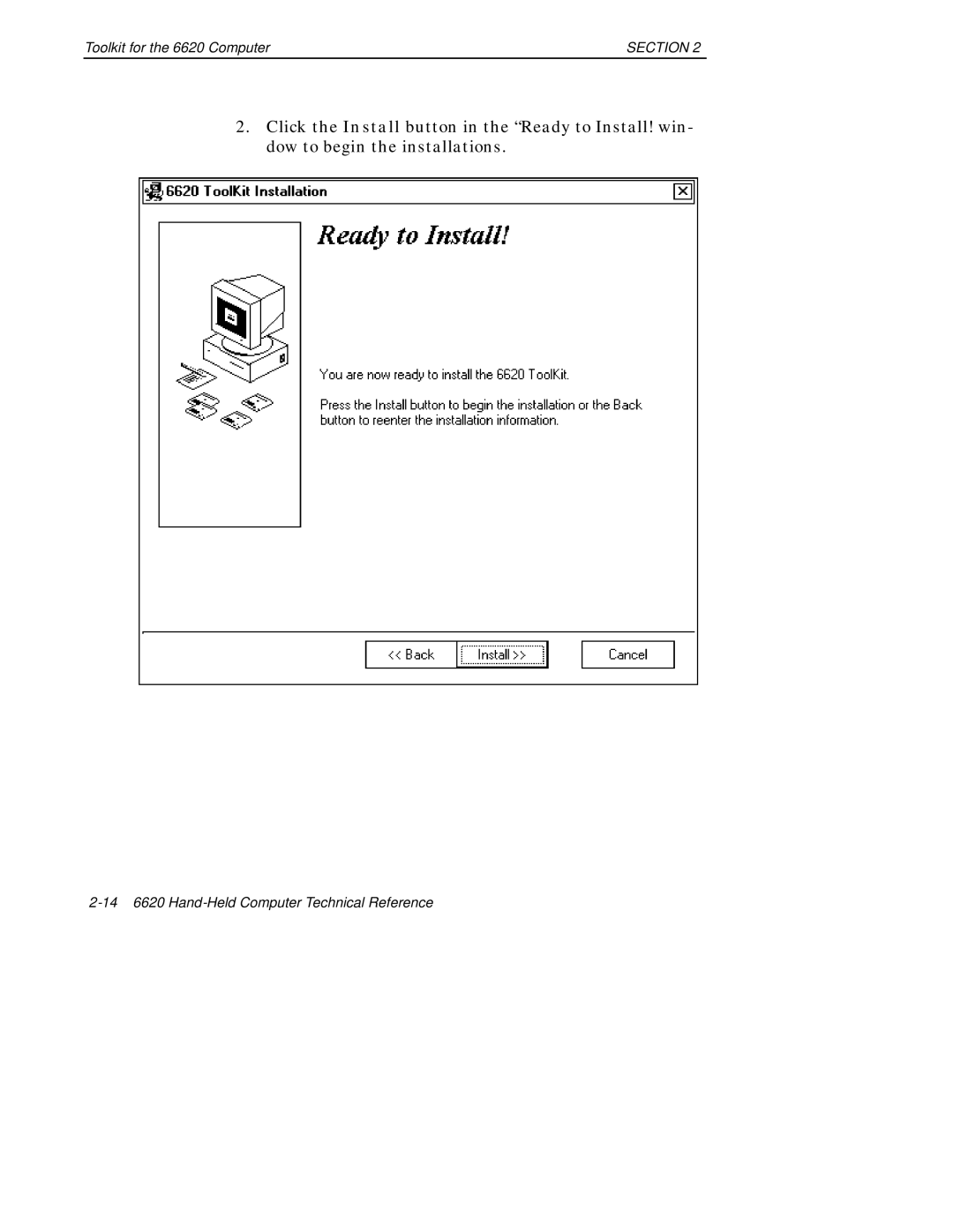 Intermec 6620 manual Section 