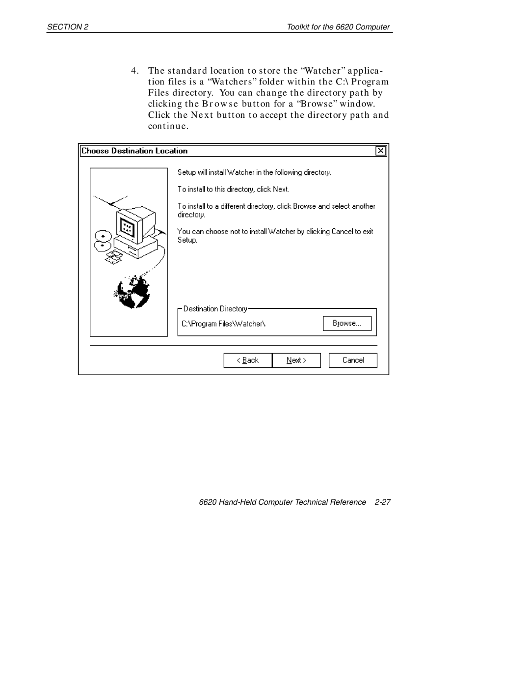 Intermec 6620 manual Section 