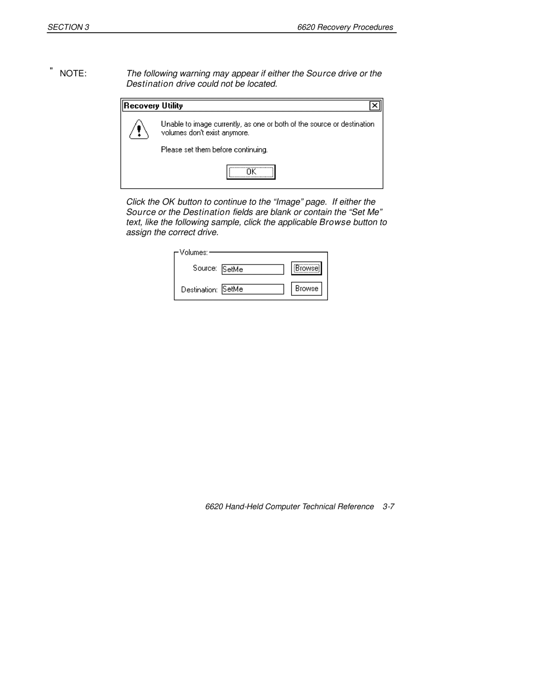 Intermec 6620 manual Section 