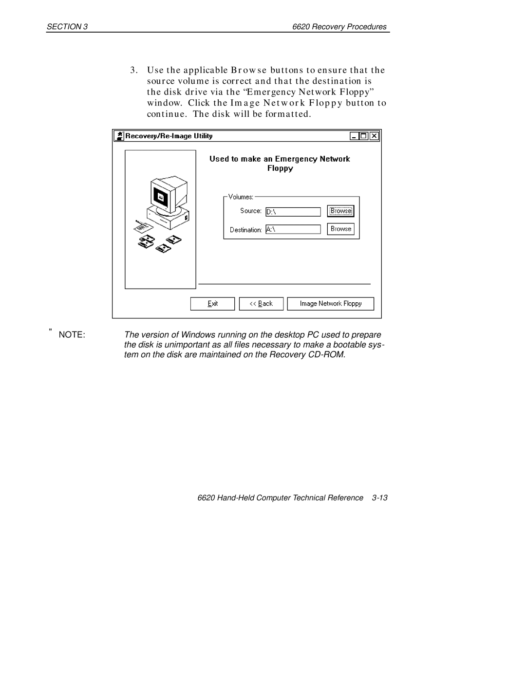 Intermec 6620 manual Section 