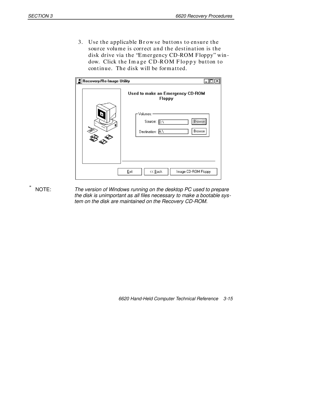 Intermec 6620 manual Section 