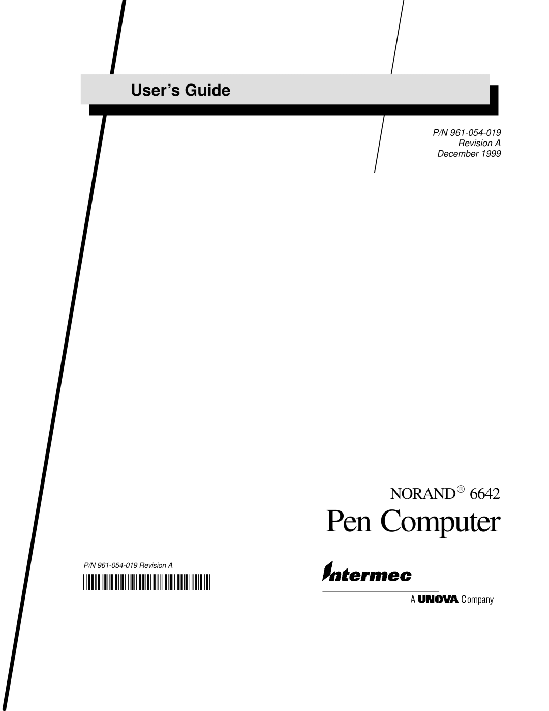 Intermec 6642 manual Pen Computer 