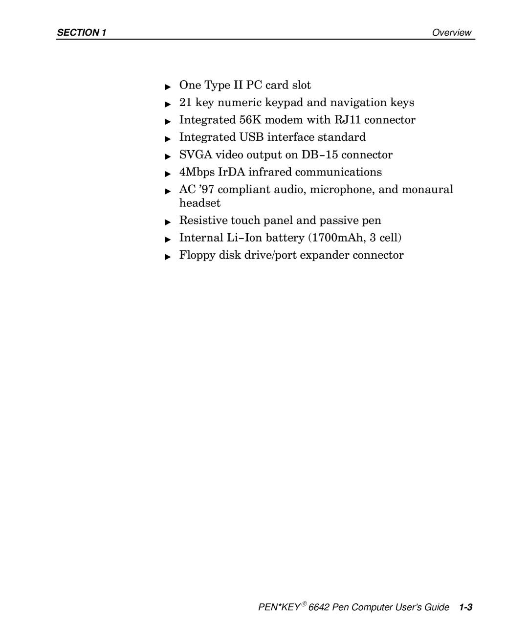 Intermec 6642 manual Overview 