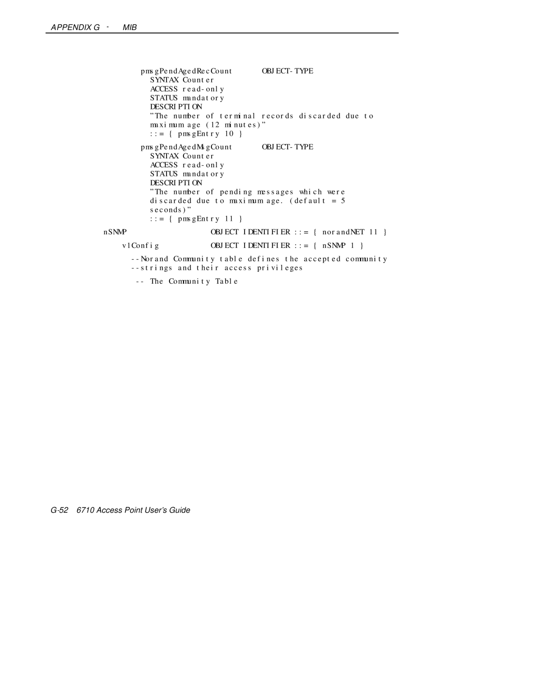 Intermec 6710 manual Object Identifier 