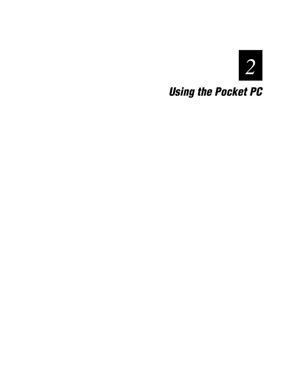 Intermec 70 manual Using the Pocket PC 