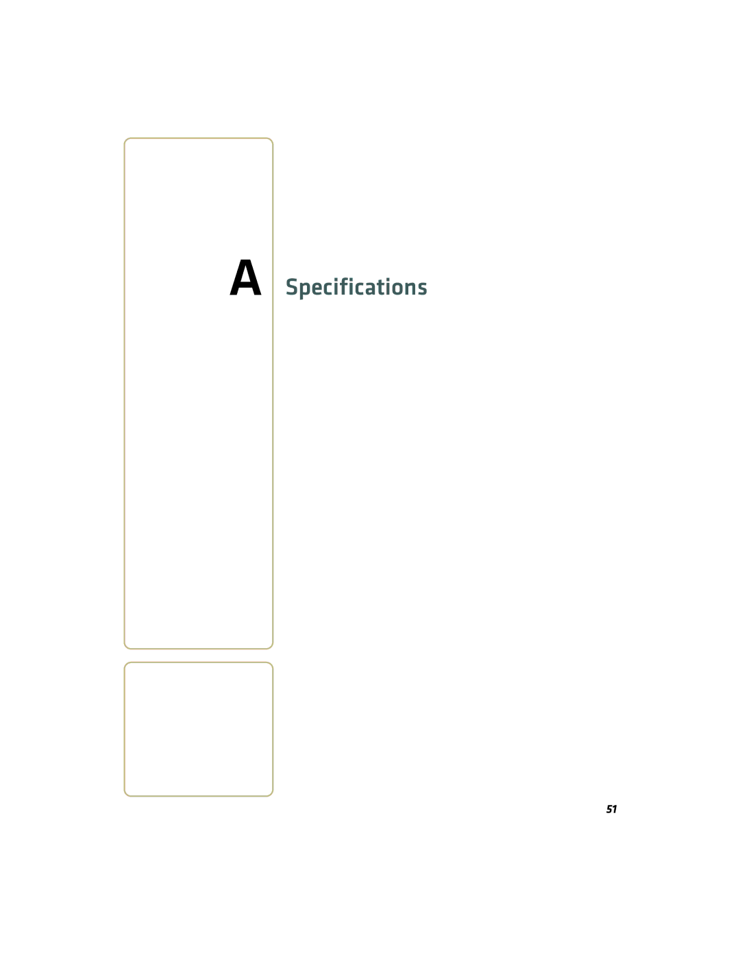 Intermec PB50 manual Specifications 