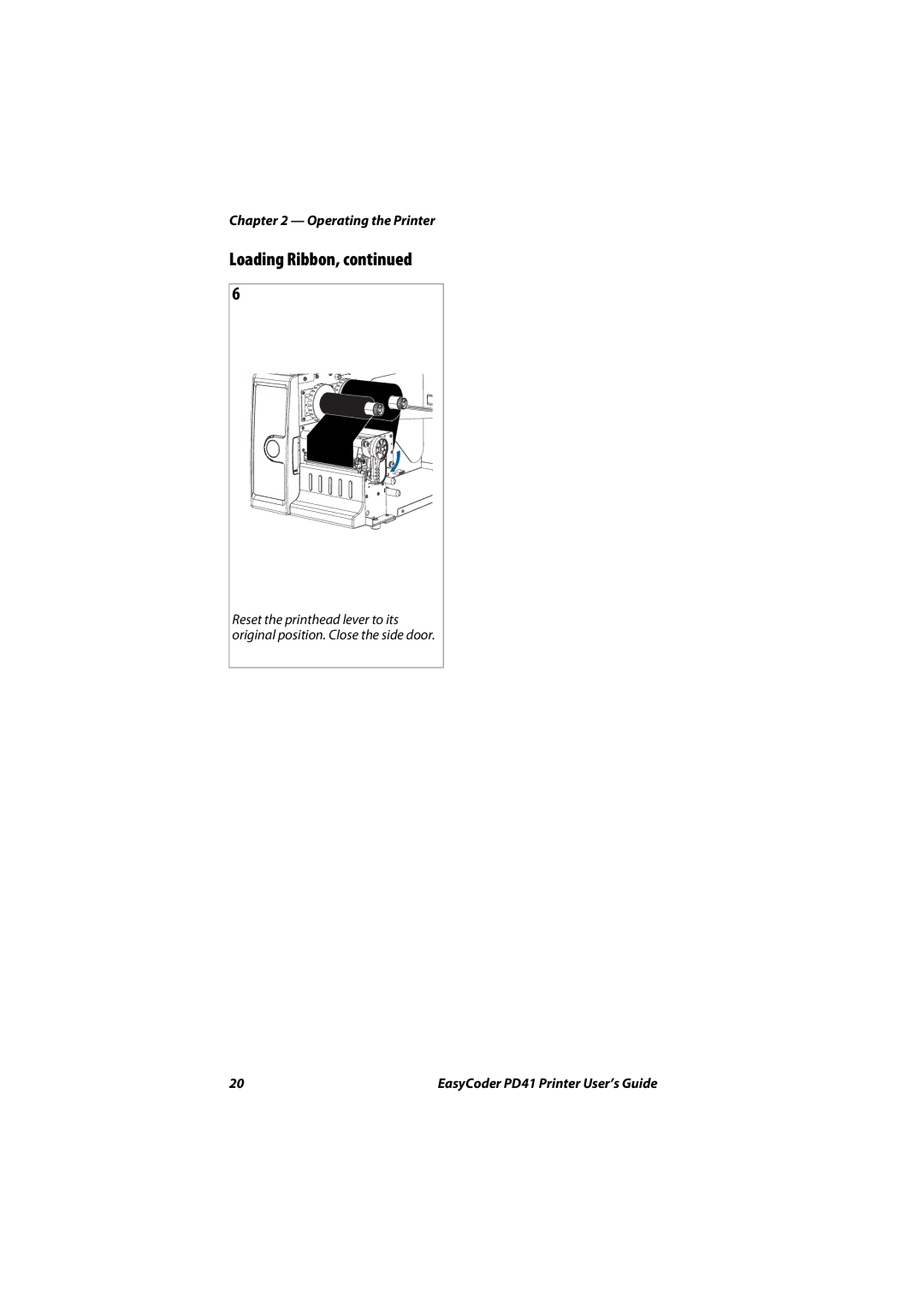 Intermec PD41 manual Loading Ribbon 