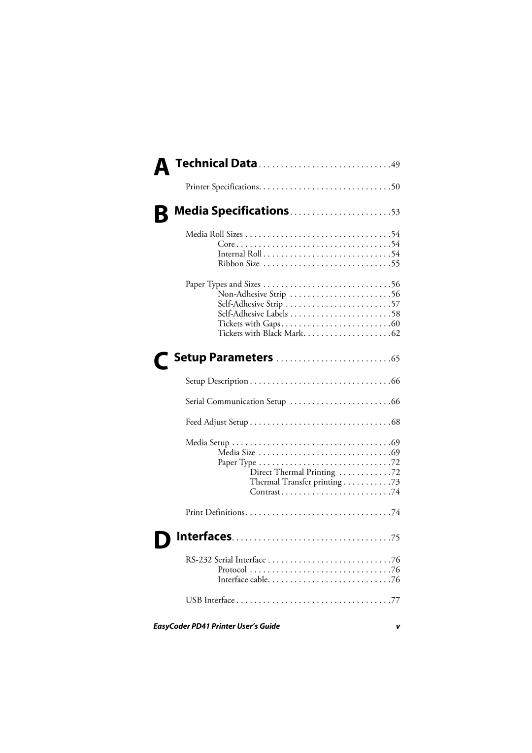 Intermec manual EasyCoder PD41 Printer User’s Guide 