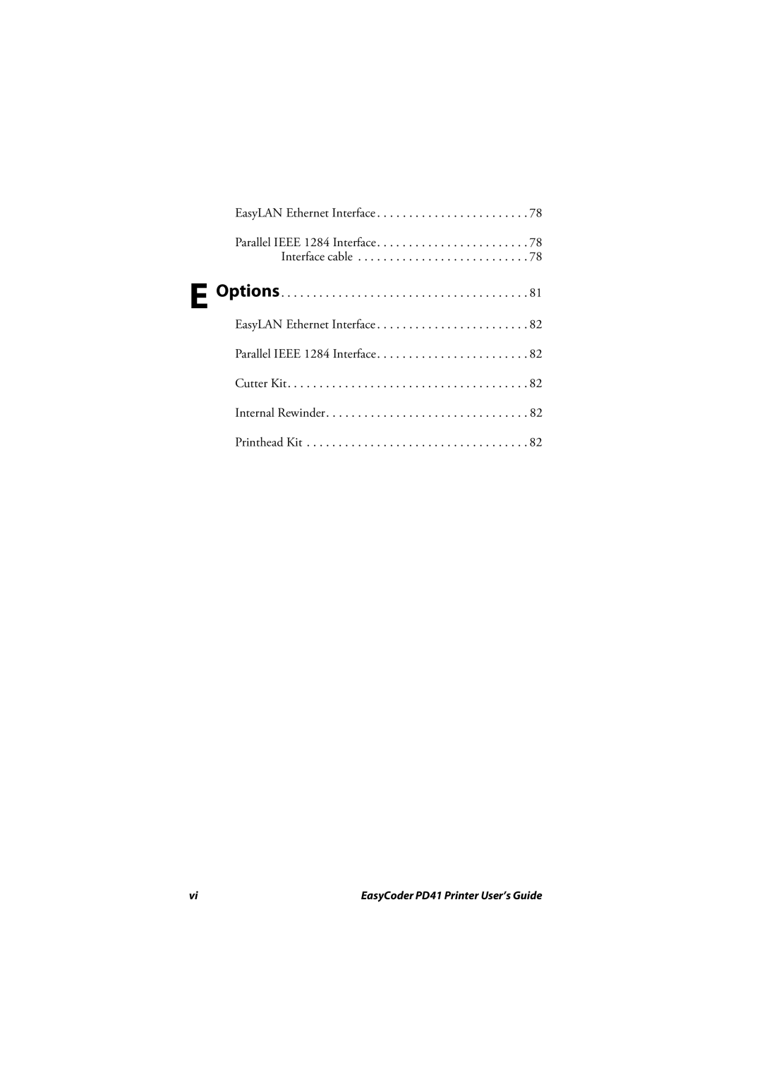 Intermec manual EasyCoder PD41 Printer User’s Guide 