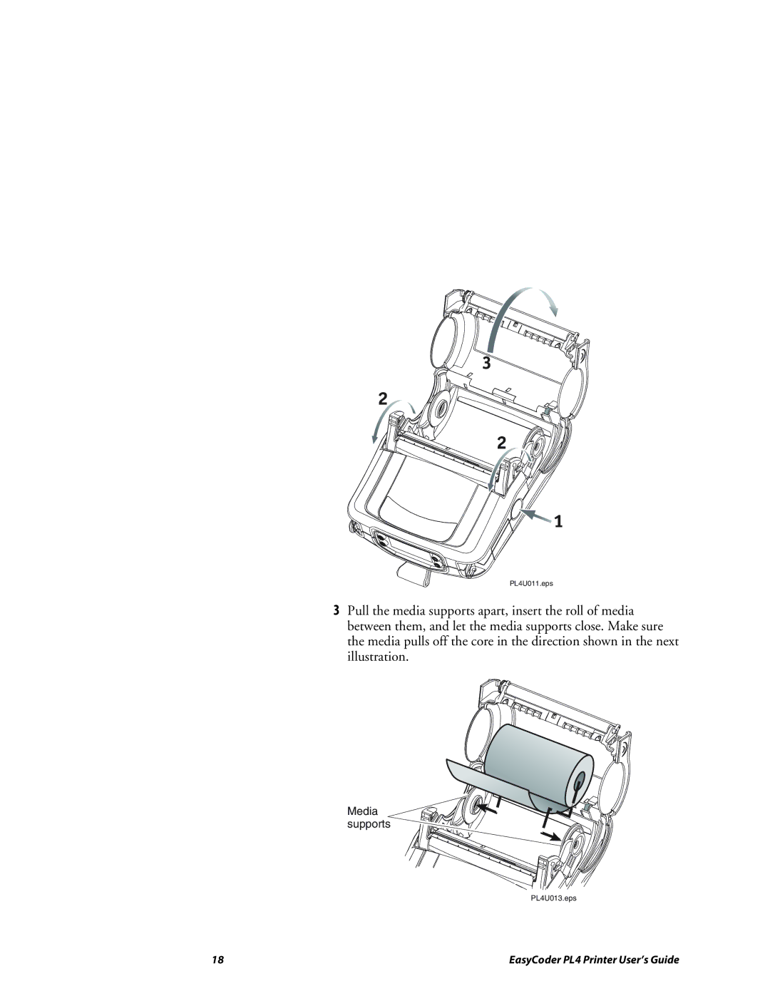 Intermec PL4 manual Media supports 