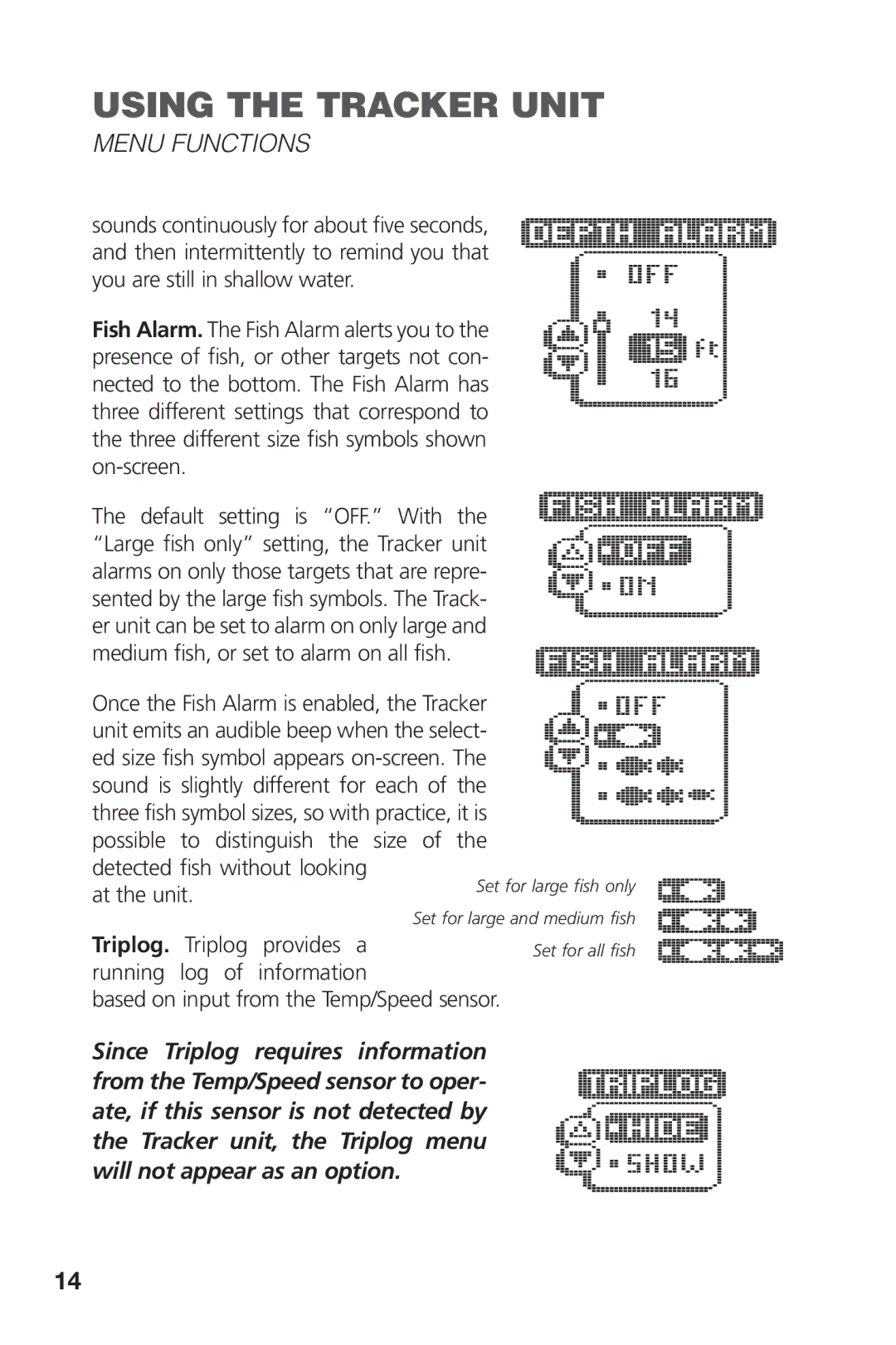 Intermec PRO 128 manual Using the Tracker Unit 