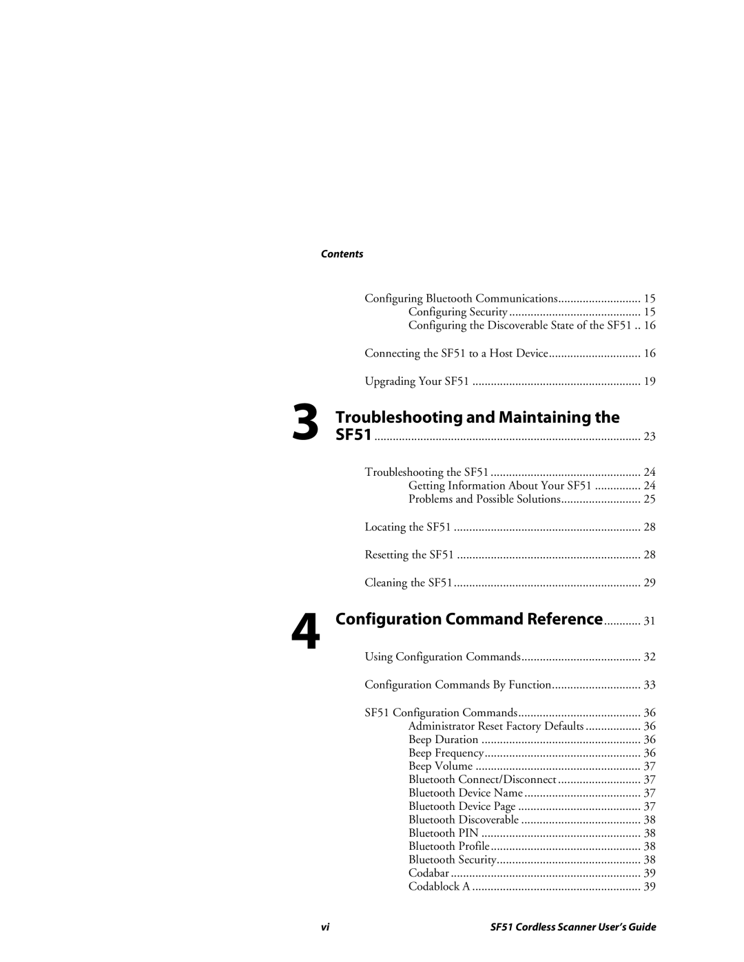 Intermec SF51 manual Troubleshooting and Maintaining 