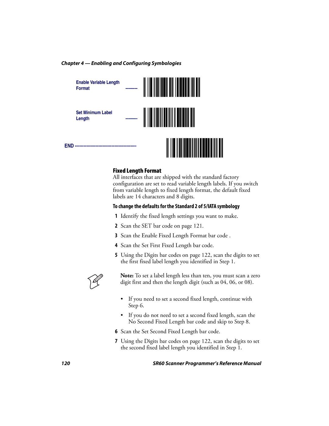 Intermec SR60 manual 120 