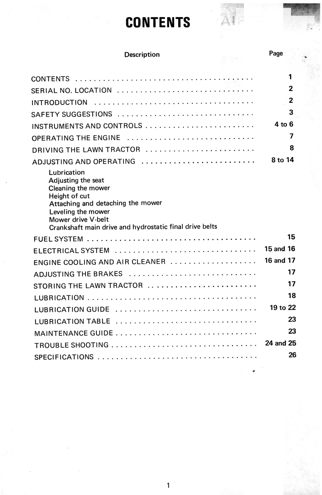 International Home Products Cadet 80 manual 