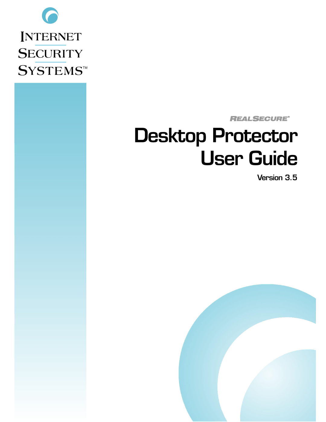 Internet Security Systems 3.5 manual Desktop Protector User Guide 