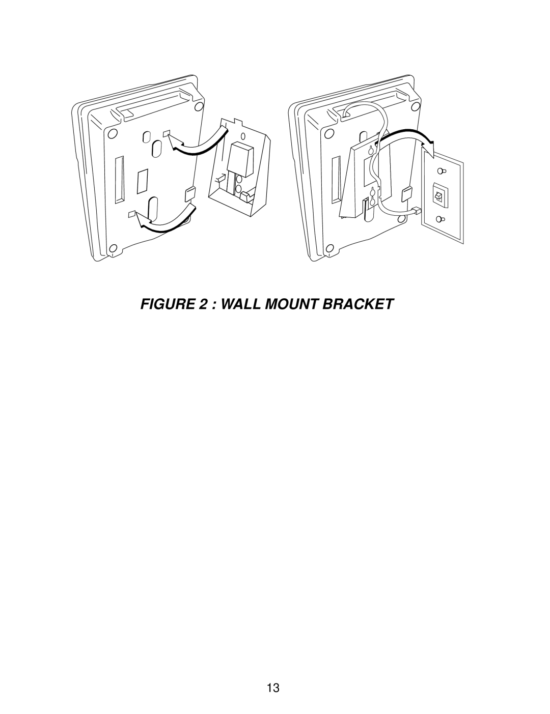 Interquartz IQ331 manual Wall Mount Bracket 