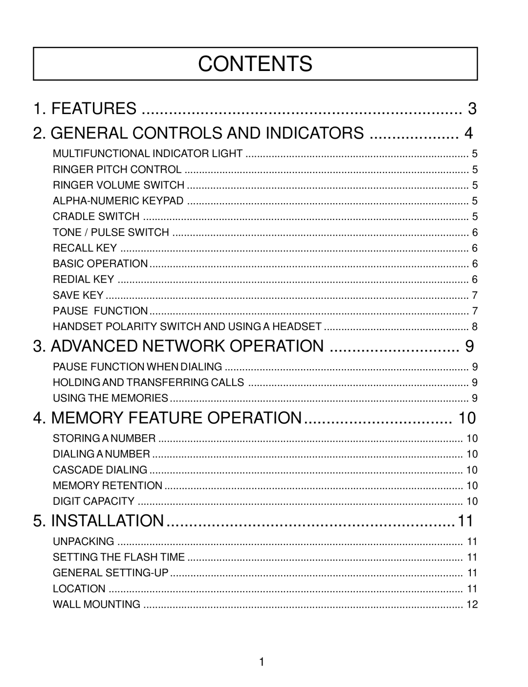 Interquartz IQ331 manual Contents 