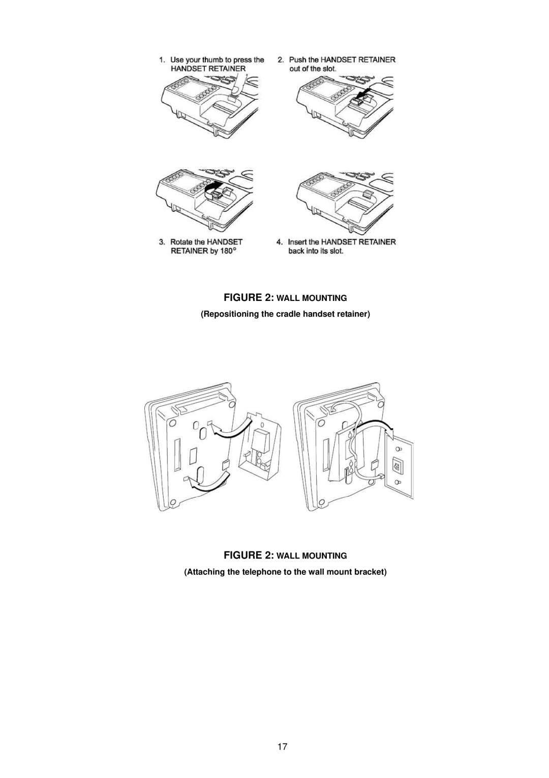 Interquartz IQ333 manual Wall Mounting 