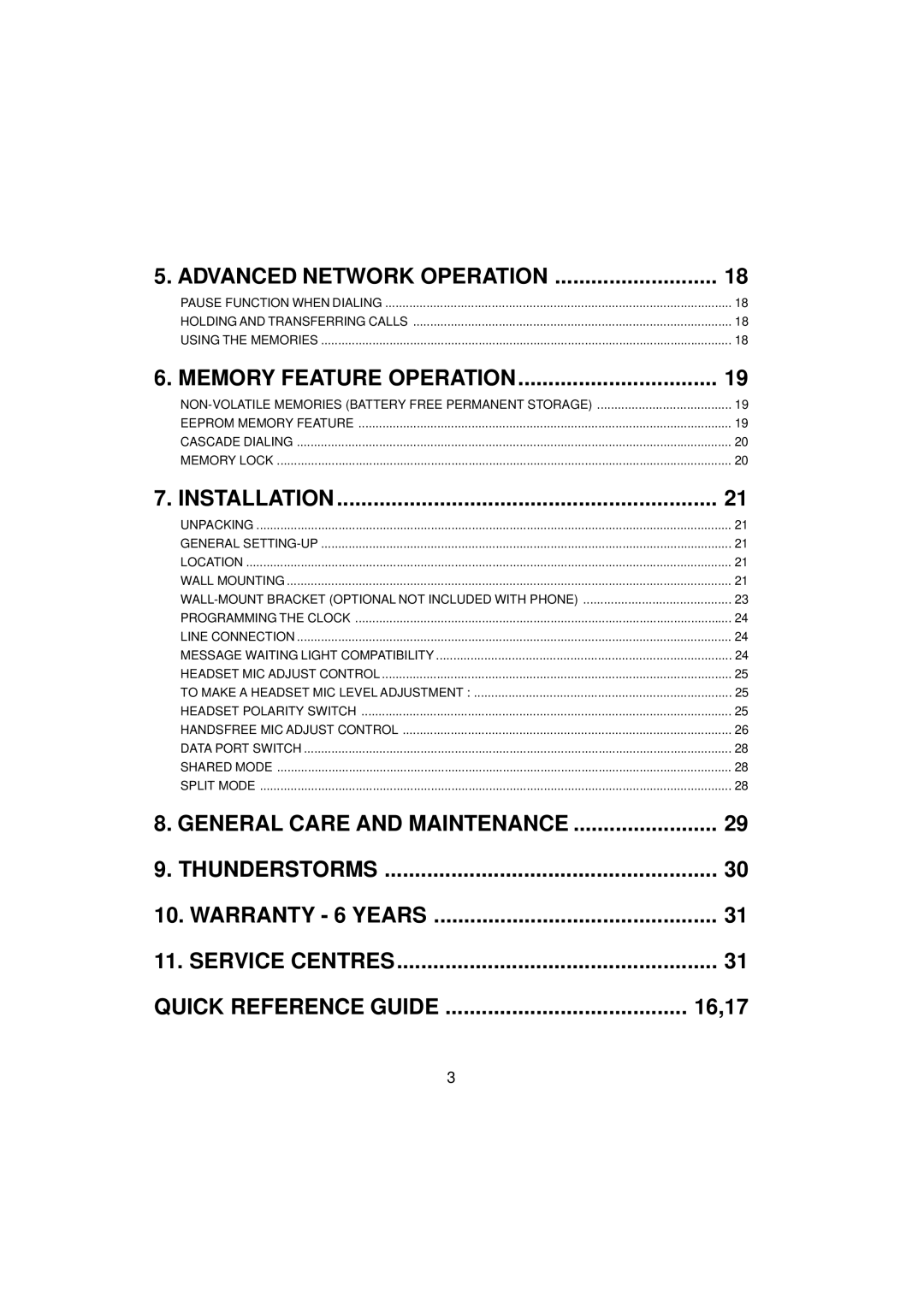 Interquartz IQ560E manual Quick Reference Guide 