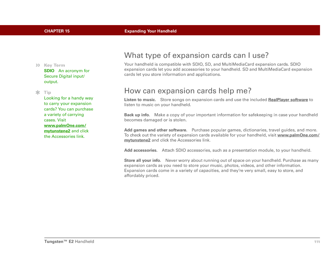 Int'l Wireless E2 manual What type of expansion cards can I use?, How can expansion cards help me? 