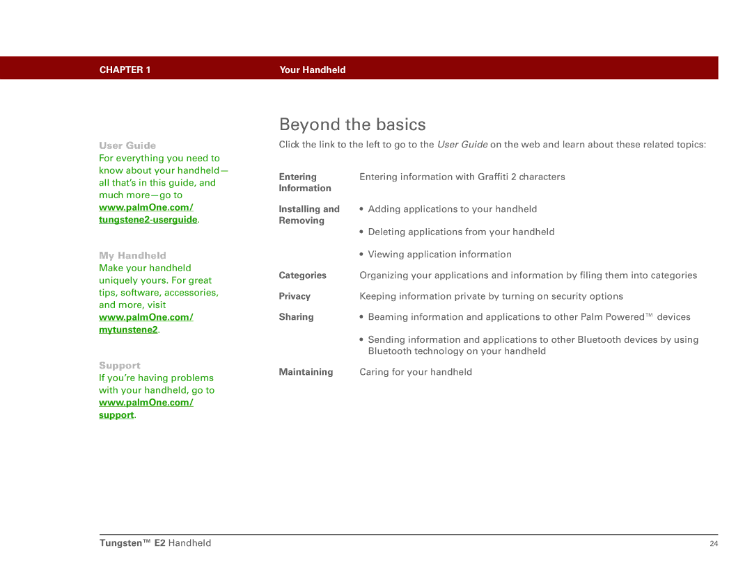 Int'l Wireless E2 manual Beyond the basics 