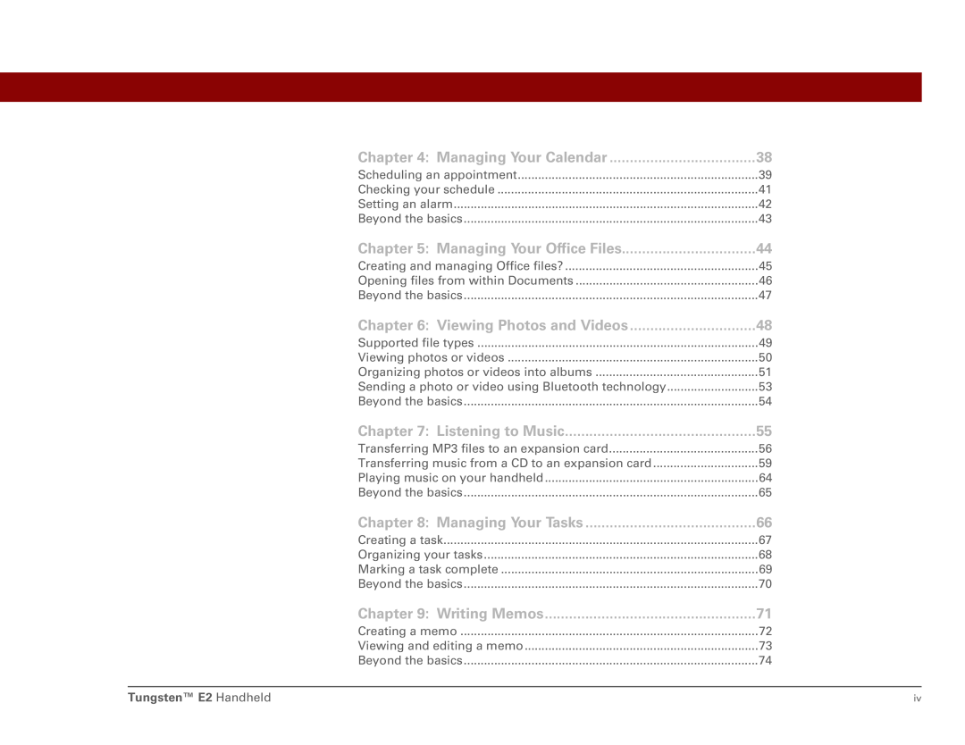 Int'l Wireless E2 manual Managing Your Calendar 