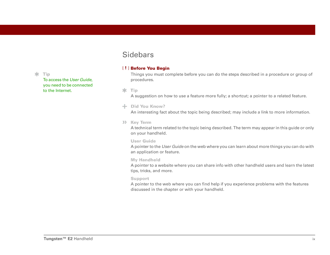 Int'l Wireless E2 manual Sidebars, Tip 