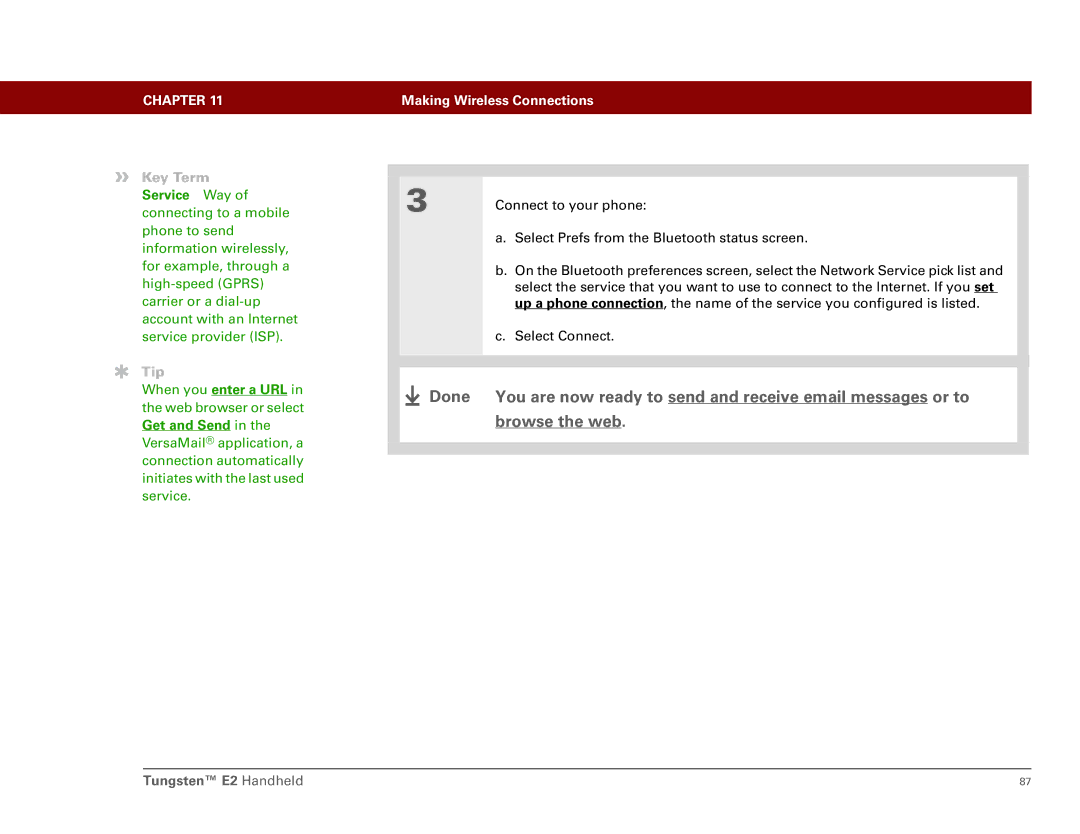 Int'l Wireless E2 manual Get and Send 