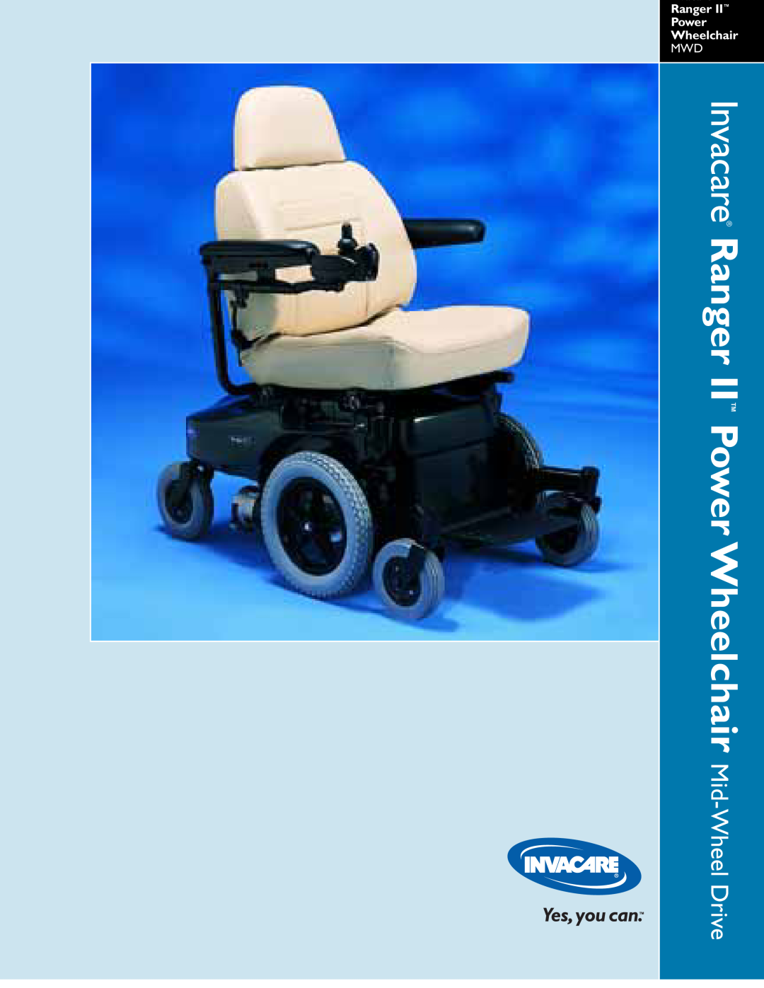 Invacare 22NF specifications Invacare Ranger II Power Wheelchair, Mid-Wheel Drive, Ranger Power Wheelchair 