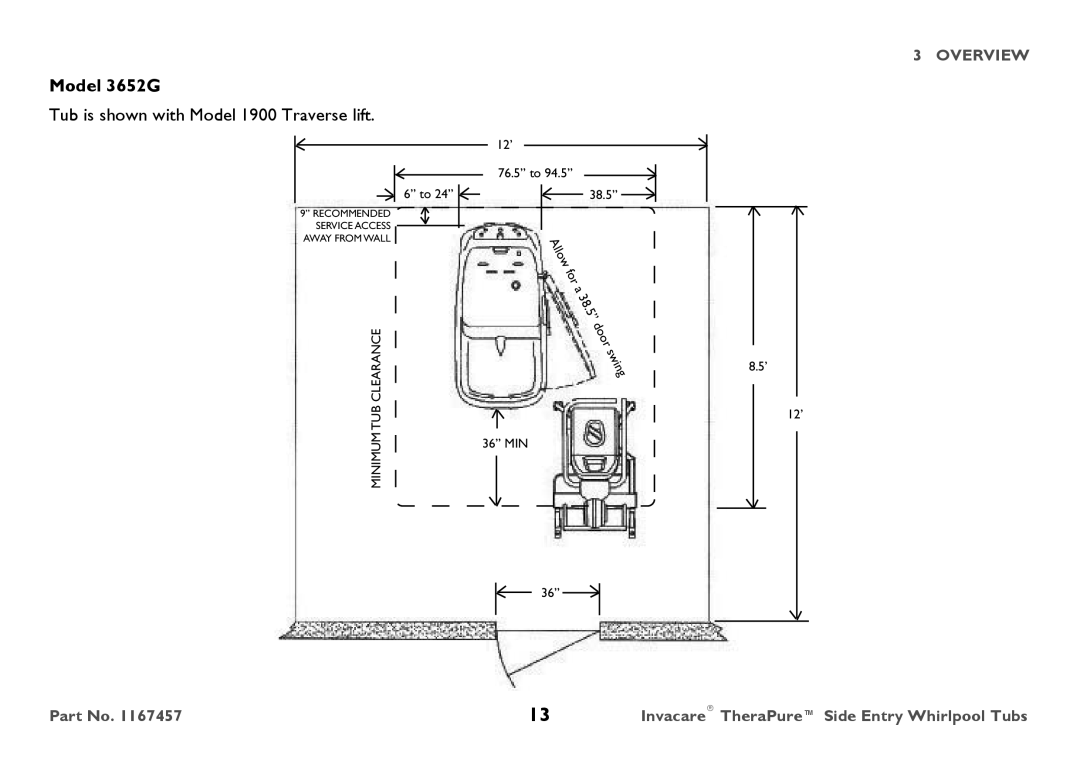 Invacare 3602GXL user manual Swin 