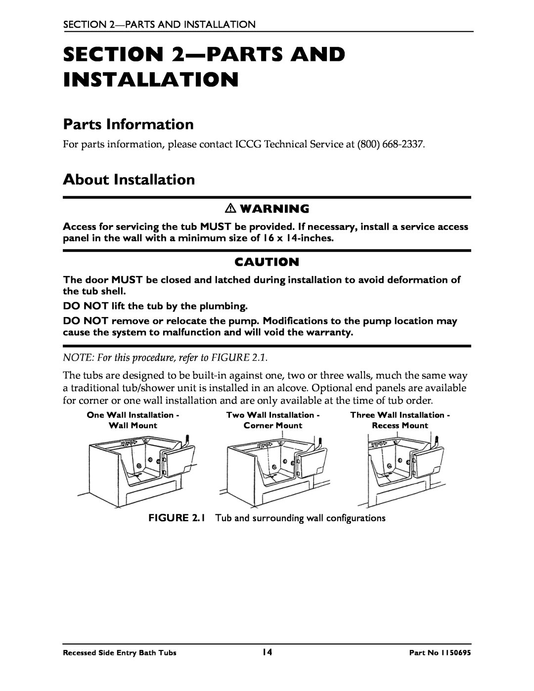 Invacare 3800 Parts And Installation, Parts Information, About Installation, NOTE For this procedure, refer to FIGURE 