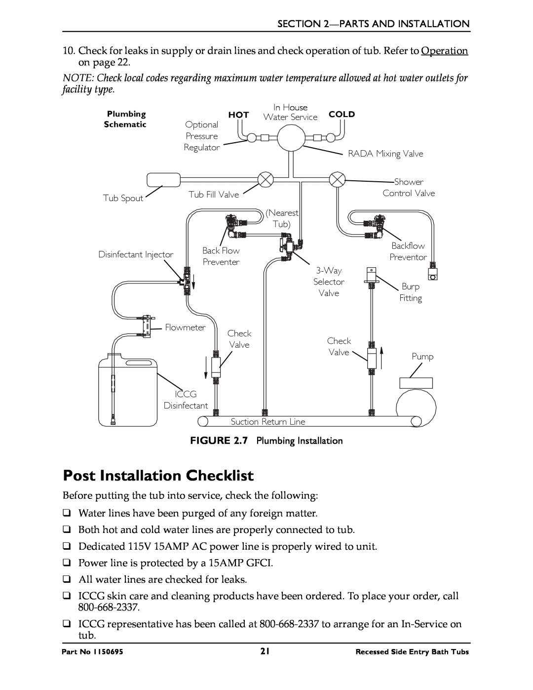 Invacare 3750, 3800 manual Post Installation Checklist 