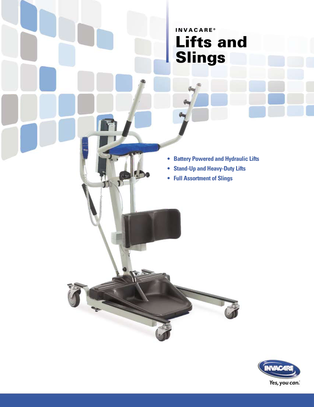 Invacare 450, 600, 350 manual Lifts and Slings, V a C a R E 