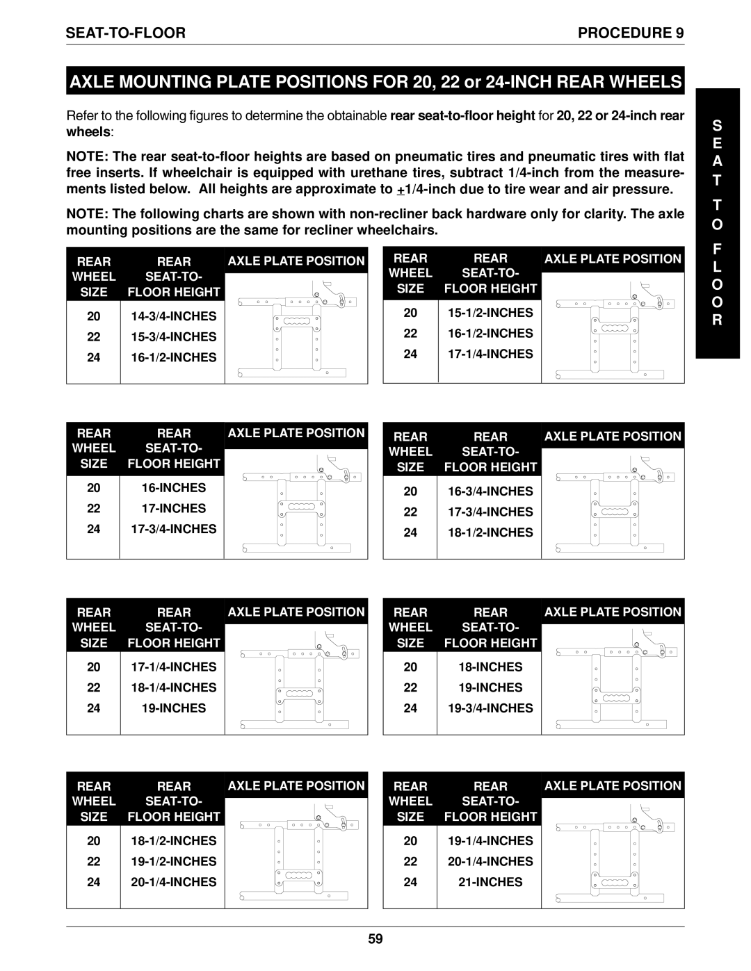 Invacare 1061057, 96-100 manual A T 