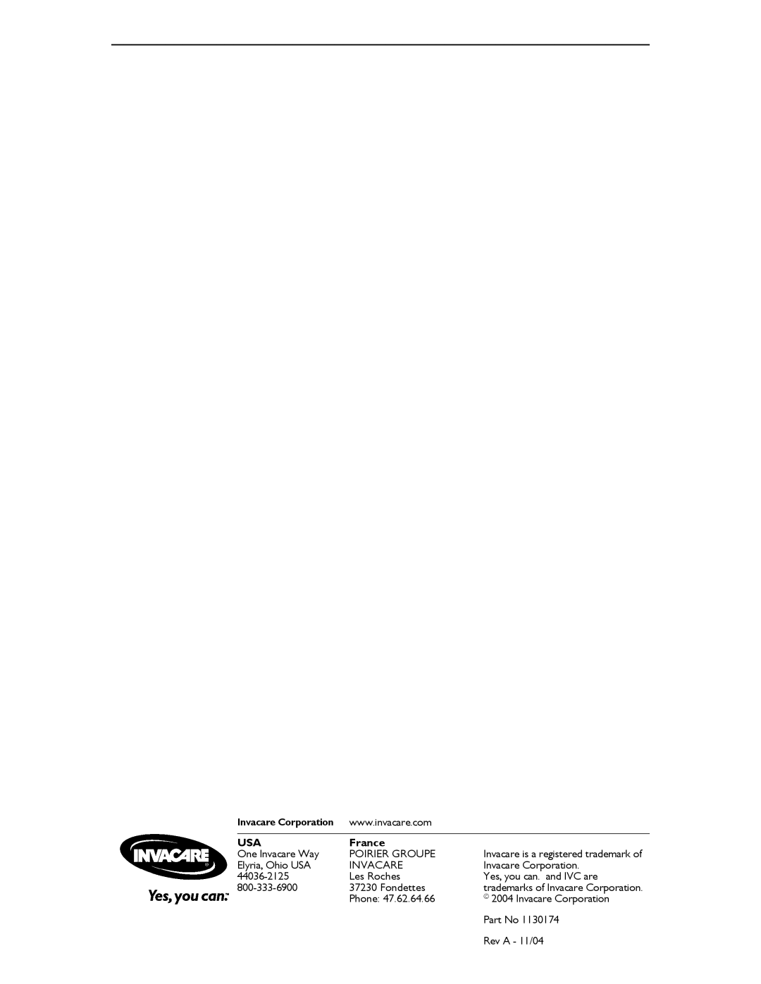 Invacare 9780E, 9781E instruction sheet Usa 