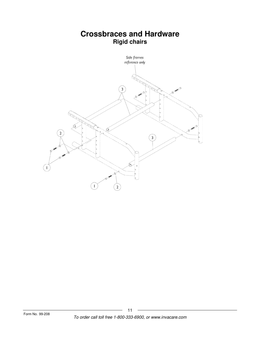 Invacare Allegro manual Rigid chairs 