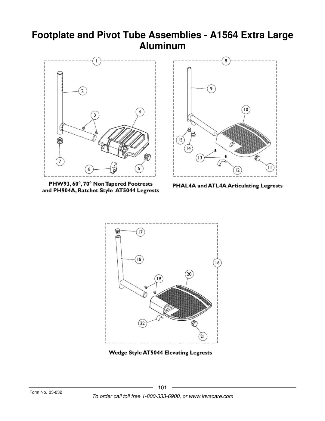 Invacare Compass SPT manual 101 